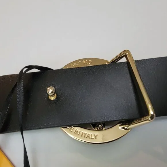 Valentino by Mario Valentino Giusy Monogram Leather Belt display picture 1